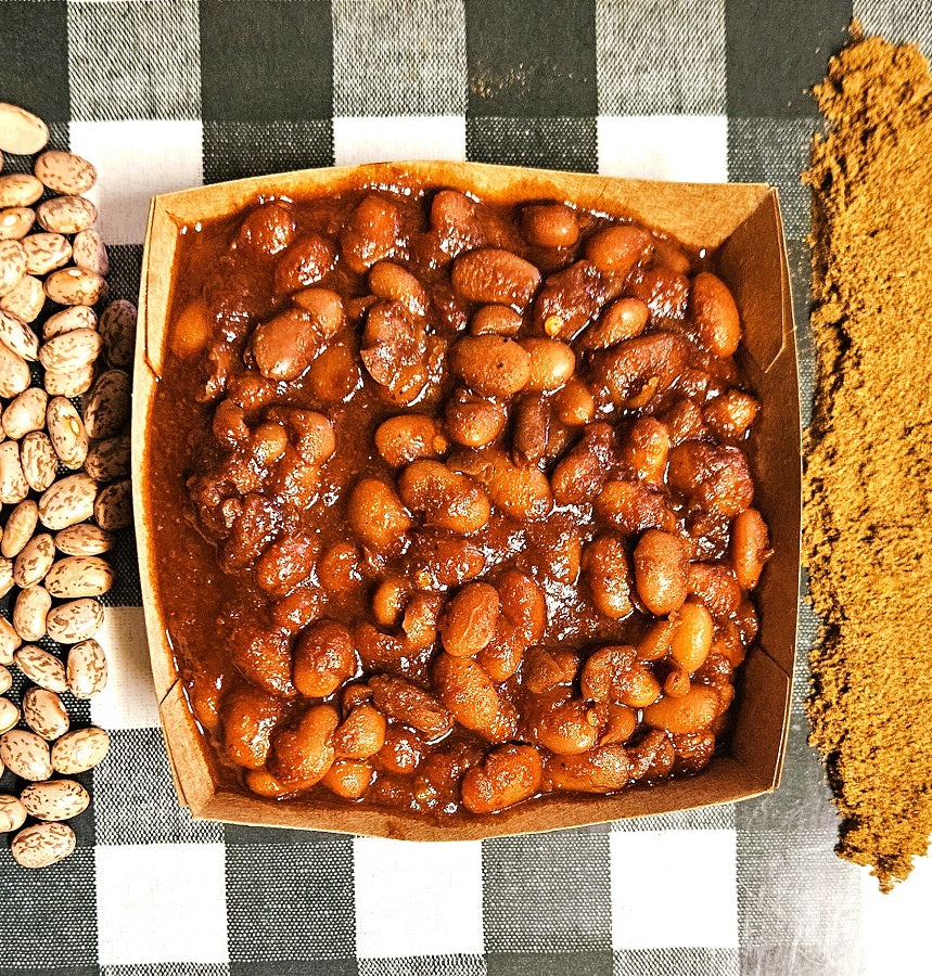Beans épicées au cumin.