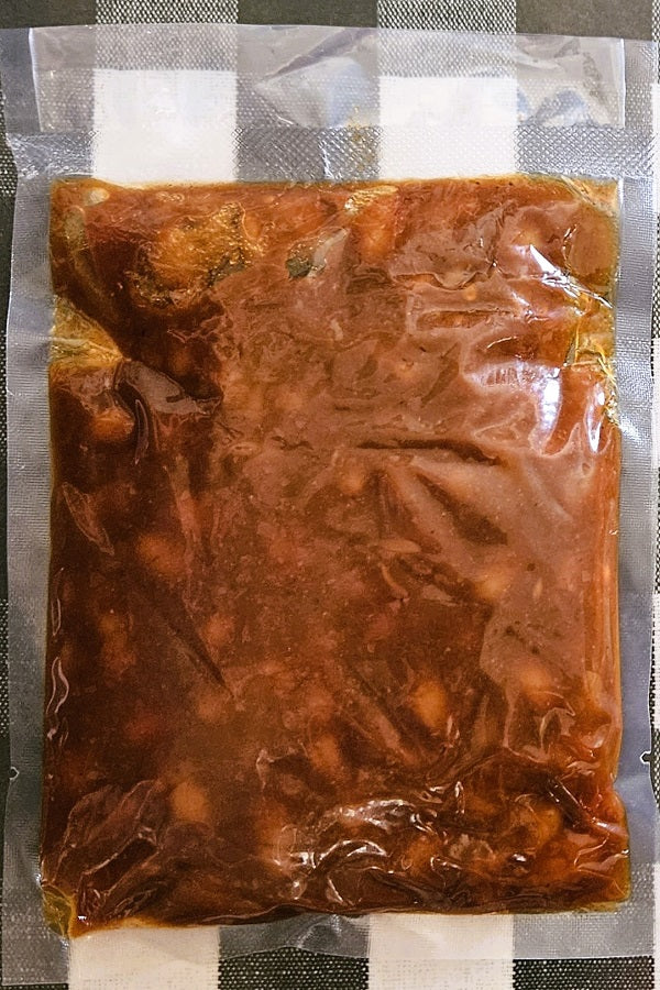 Beans épicées au cumin.