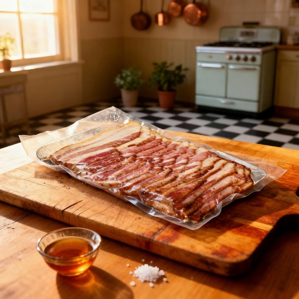 Bacon fumé à l'érable et cassonade