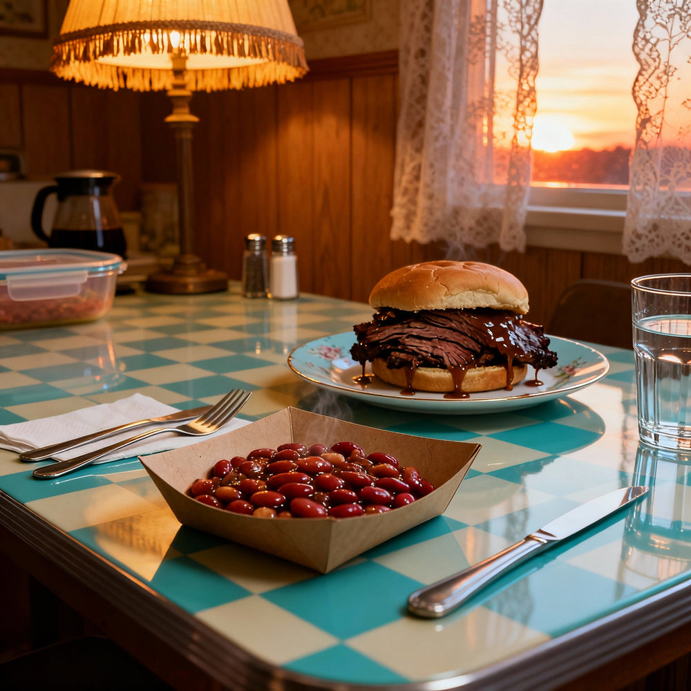 Beans "COWBOY"  épicées au cumin et café.